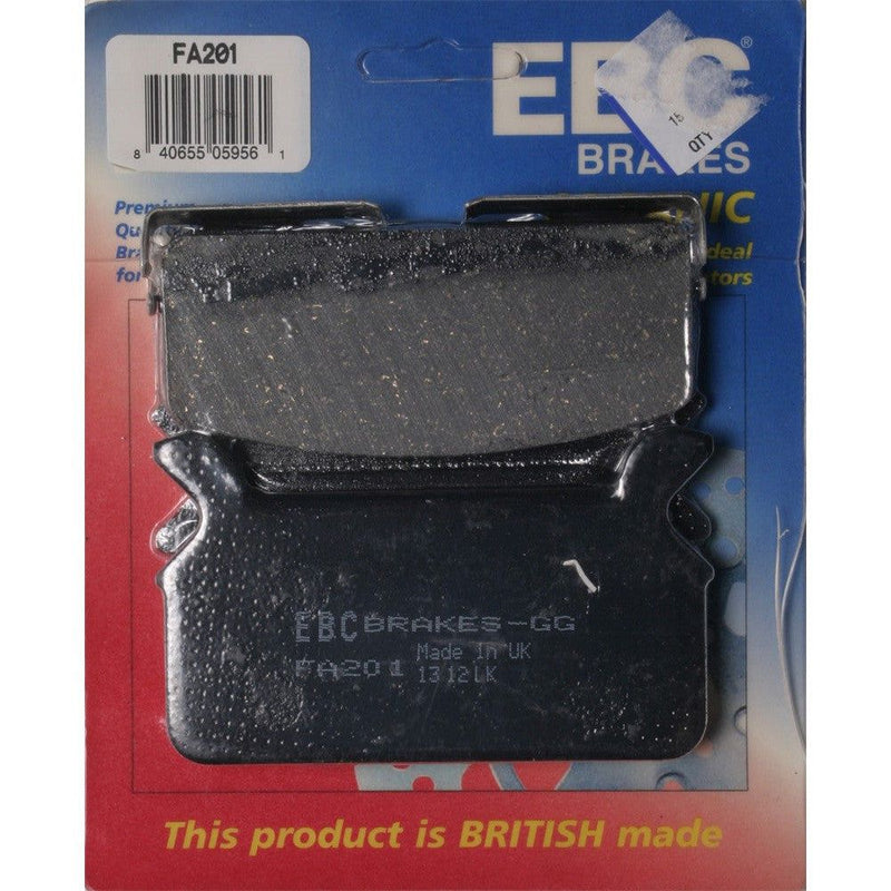 Load image into Gallery viewer, EBC 1 Pair FA Series Organic Replacement Brake Pads MPN FA201