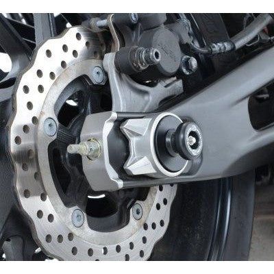 Load image into Gallery viewer, R&G Racing Black Spindle Sliders For 2014-2024 Yamaha MT-07 FZ-07