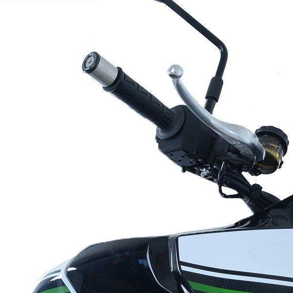 Load image into Gallery viewer, R&G Racing Black Bar End Sliders For 2019-2023 Kawasaki Versys 1000 KLZ1000 SE LT+