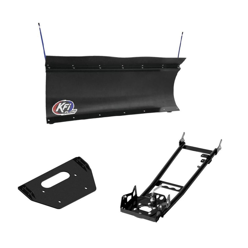 Load image into Gallery viewer, KFI 60" ATV Snow Plow Kit Pro-Poly Blade - For Can-Am Yamaha Kawasaki Suzuki