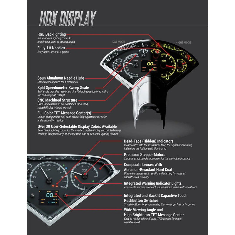 Load image into Gallery viewer, Dakota Digital HDX Analog Universal Gauge kit HDX-2018