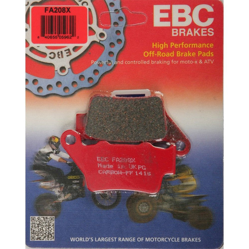 Load image into Gallery viewer, EBC 1 Pair Performance X-Series Carbon Brake Pads MPN FA208X