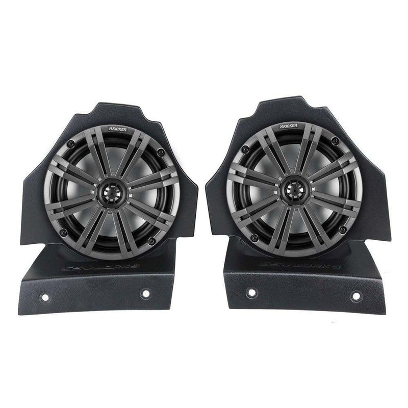 Load image into Gallery viewer, SSV Works Behind Seat 6.5" Kicker Speaker Pods For Polaris Slingshot 2015-2021