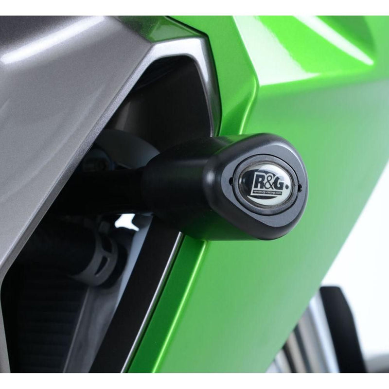 Load image into Gallery viewer, R&G Racing Black Aero Style Crash Protection Bobbins CP0434BL