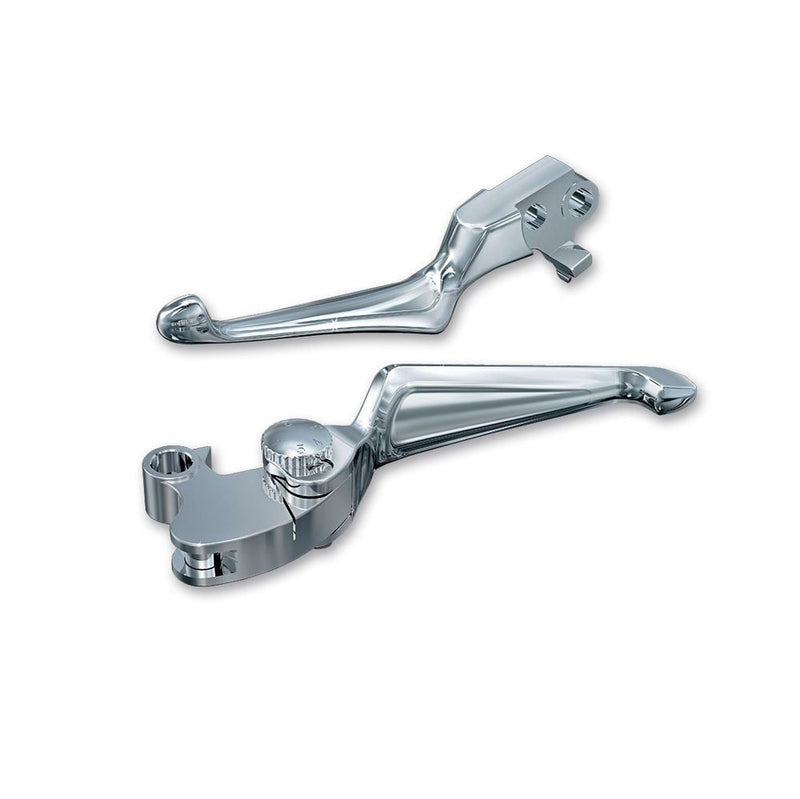 Load image into Gallery viewer, KURYAKYN ADJUST CLUTCH CHROME BOSS BLADES FOR 1997-2017 HARLEY CABLE CLUTCH 1080