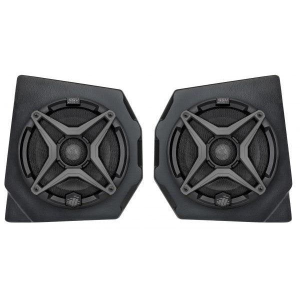 Load image into Gallery viewer, SSV Works Front 6.5" Speaker Pods With Orange Grilles For Can-Am Defender HD10 18-22