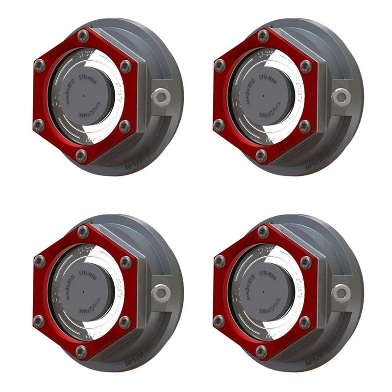 Load image into Gallery viewer, Set of 4 - ST-2875 Universal 2-7/8 Threaded Aluminum Alloy Hub Caps, fits 6K-8K axles