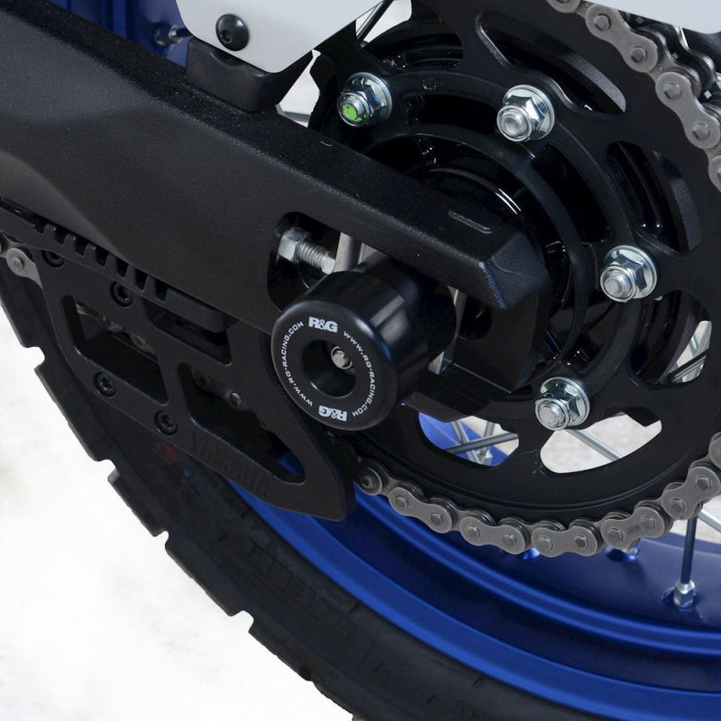 Load image into Gallery viewer, R&G Racing Black Swingarm Protectors For 2019-2021 Yamaha Tenere 700 XTZ07
