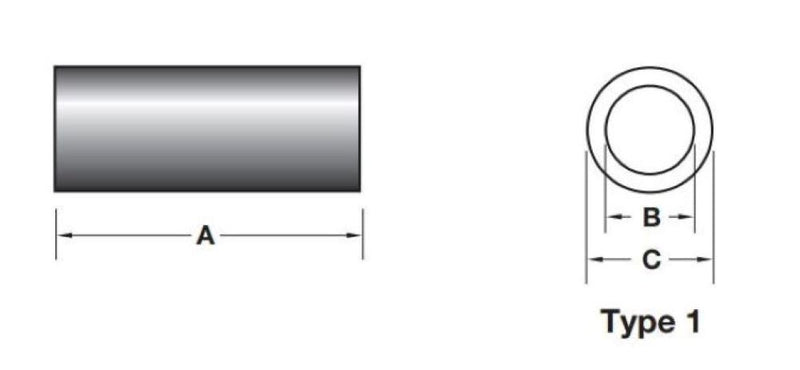 Load image into Gallery viewer, Bronze Axle Leaf Spring Bushing - 1.75" Long x .5625" I.D. x .6875" O.D. - Each