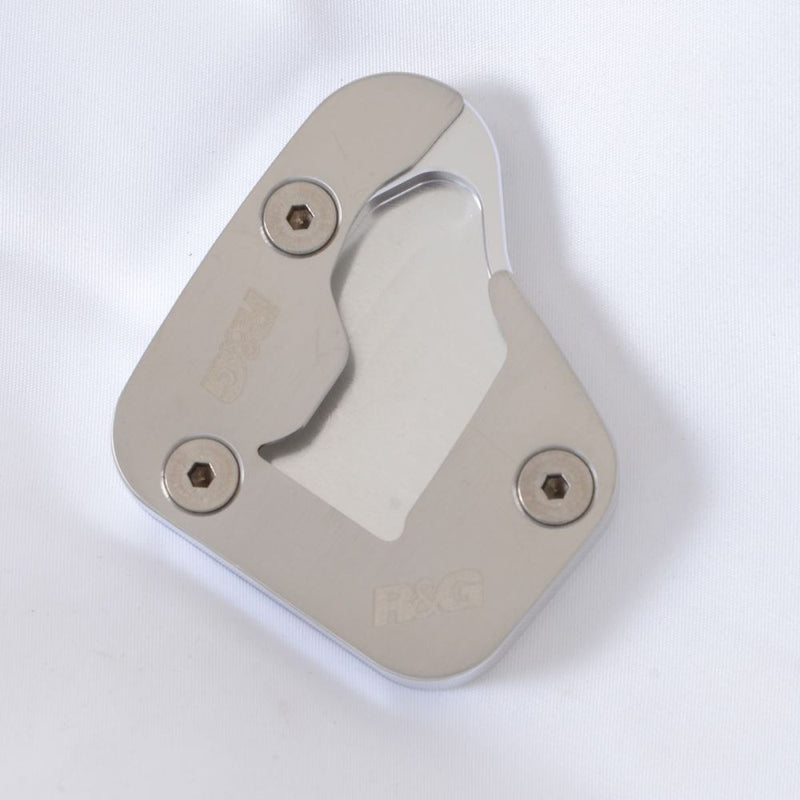 Load image into Gallery viewer, R&G Racing Silver Kickstand Shoe For 2008-2020 Suzuki Hayabusa 1340 PKS0035SI