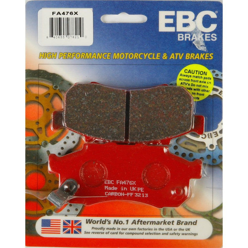 Load image into Gallery viewer, EBC 1 Pair Performance X-Series Carbon Brake Pads MPN FA476X