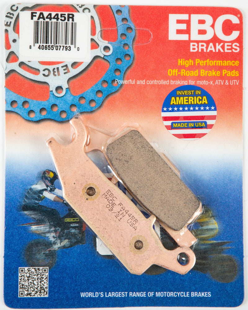 Load image into Gallery viewer, EBC 1 Pair Sintered R Series Heavy-Duty Brake Pads MPN FA445R