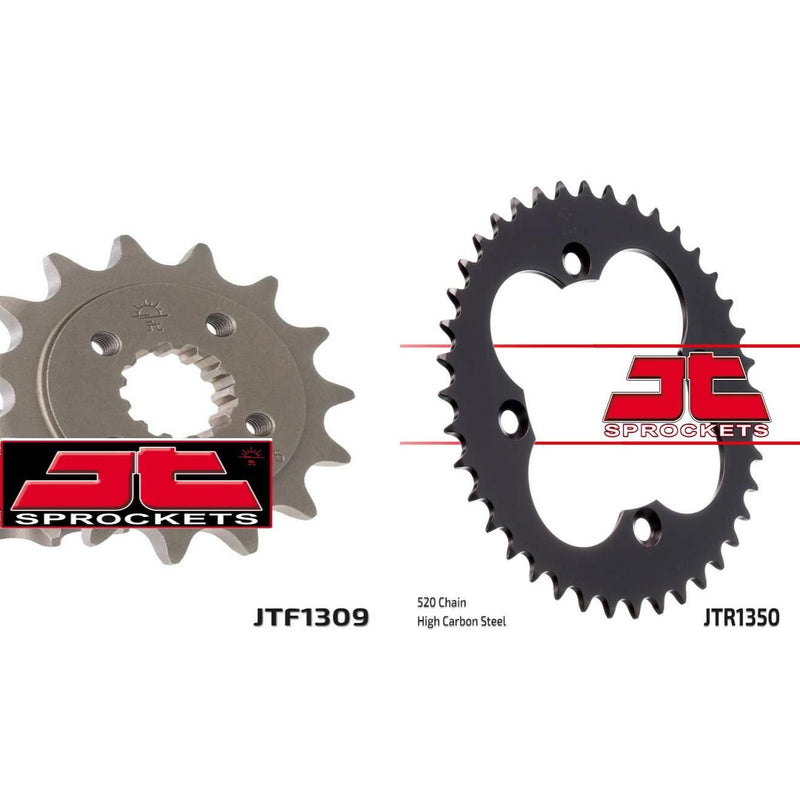 Load image into Gallery viewer, Front & Rear Sprocket Kit for HONDA TRX400 EX Sportrax 05-08 JT Sprockets
