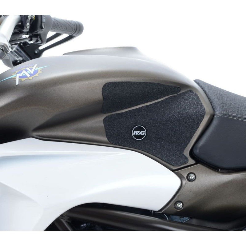 Load image into Gallery viewer, R&G Racing Clear Tank Traction Grips For 2015-2016 MV Agusta Stradale 800