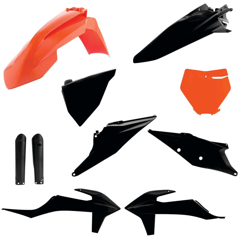 Load image into Gallery viewer, Acerbis Back in Black Full Plastic Kit for KTM - 2726495225