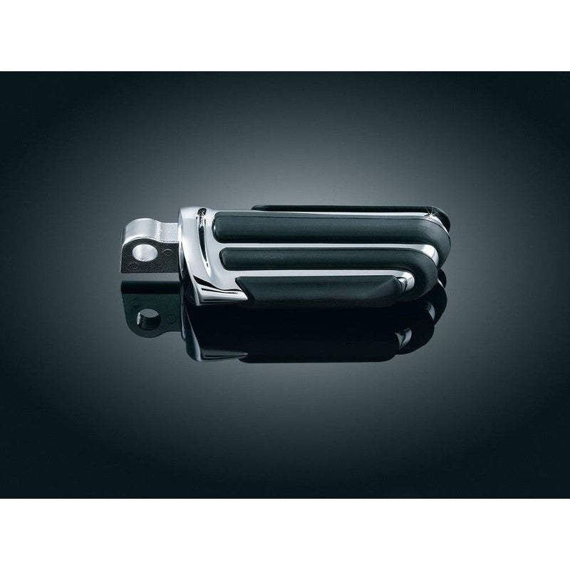 Load image into Gallery viewer, Kuryakyn Male Mount ISO-Pegs Pilot Footpegs with Adaptor Chrome