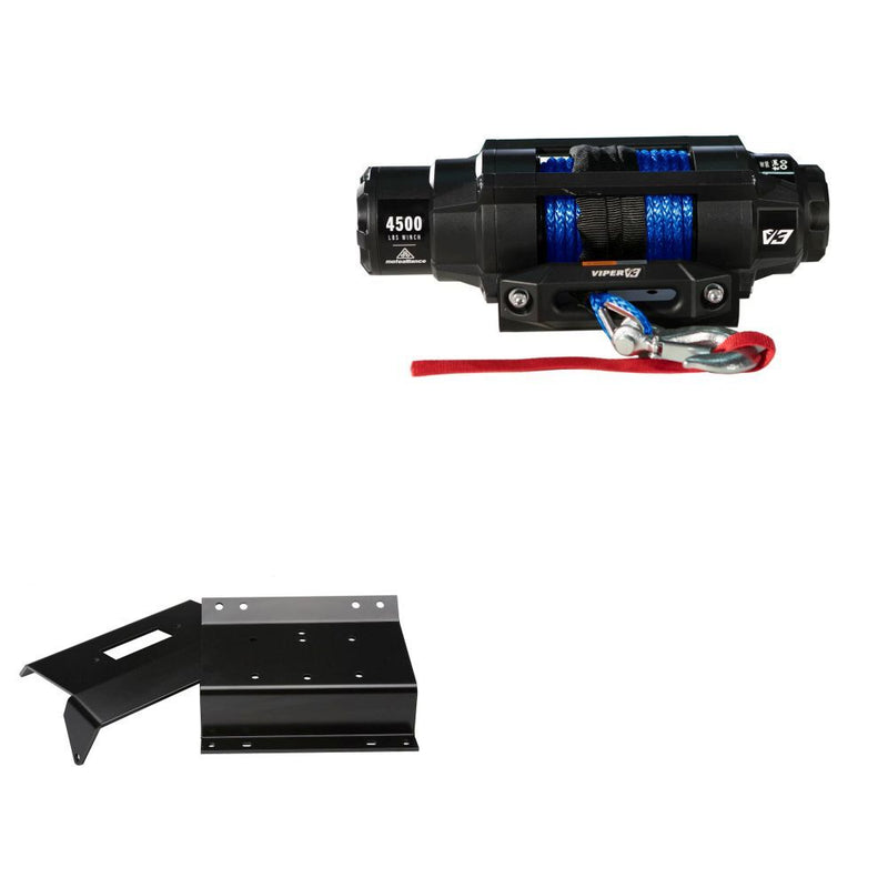 Load image into Gallery viewer, Viper 4500lbs V3 Winch Blue Rope With Mount For Honda Foreman 500 Manual 2005-2006