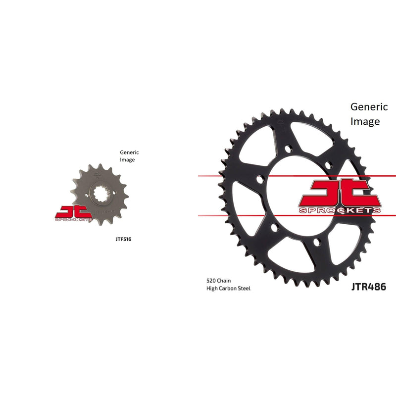 Load image into Gallery viewer, Front & Rear Sprocket Kit for Street KAWASAKI EX250 Ninja 1988-2005