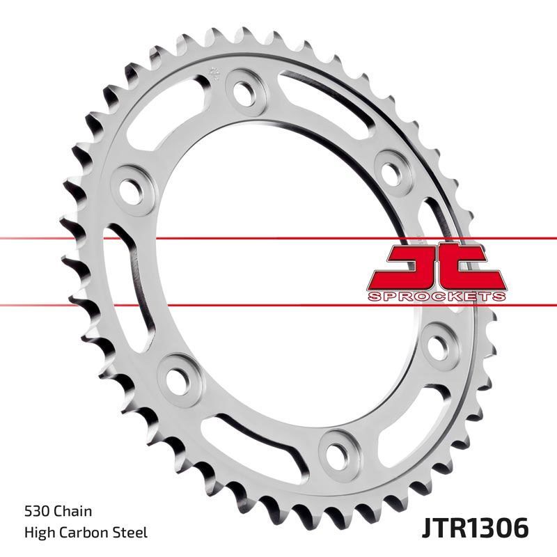 Load image into Gallery viewer, JT Sprockets Rear Steel Sprocket 42 Tooth 42T 530 Chain JTR1306.42