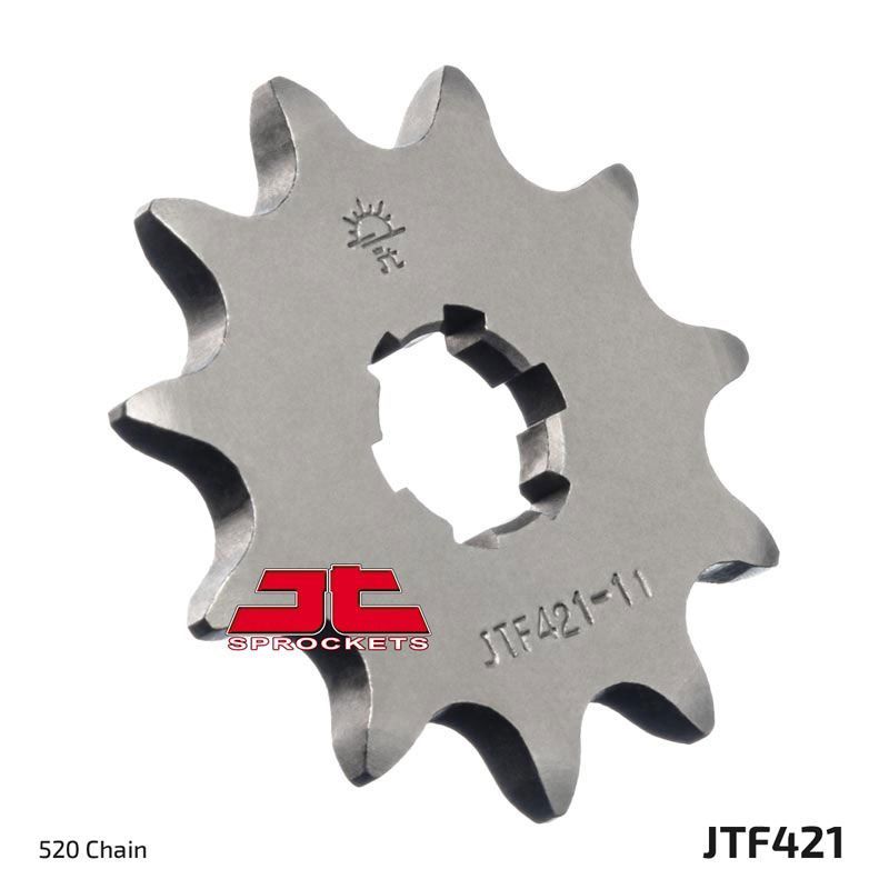 Load image into Gallery viewer, JT Sprockets Front Steel Countershaft Sprocket 11 Tooth 11T 520 Chain JTF421.11