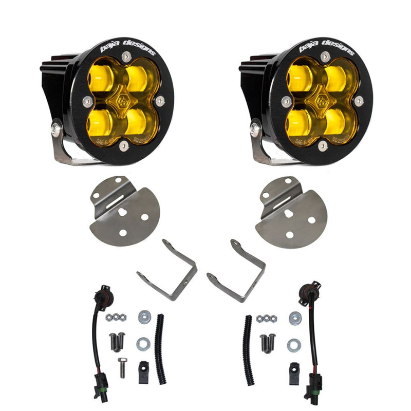 Load image into Gallery viewer, Baja Designs Fog Pocket Light Kit Squadron Series SAE Pattern Baja Amber Lens 447715