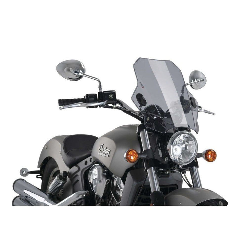 Load image into Gallery viewer, Puig Universal Windshield Bat Smoke - 8088H