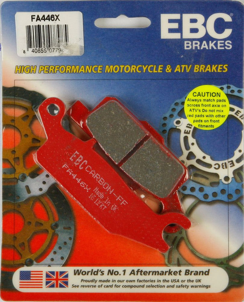 Load image into Gallery viewer, EBC 1 Pair Performance X-Series Carbon Brake Pads MPN FA446X