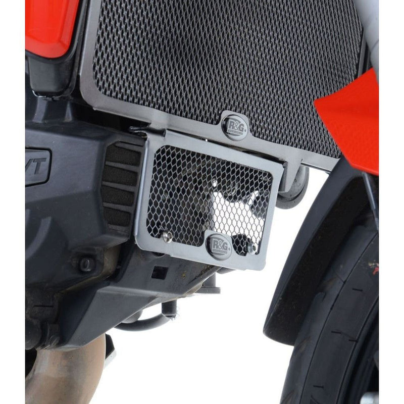 Load image into Gallery viewer, R&G Racing Black Front Cylinder Head Guard For 2015-2017 Ducati Multistrada 1200