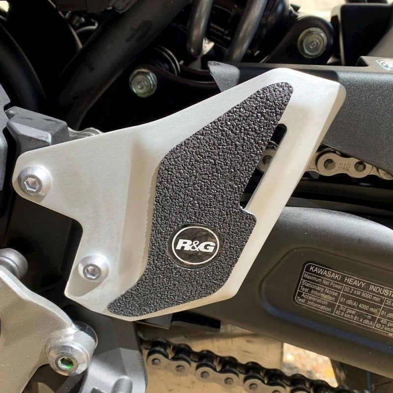 Load image into Gallery viewer, R&G Racing Black Boot Guard Kit For 2021-2024 Kawasaki Z650RS ER650 50th Anniversary
