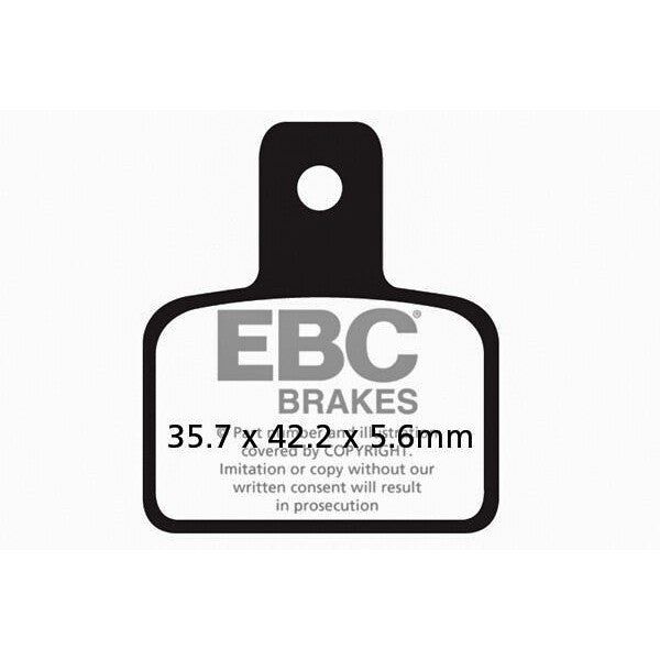 Load image into Gallery viewer, EBC 1 Pair Performance X-Series Carbon Brake Pads MPN FA495X