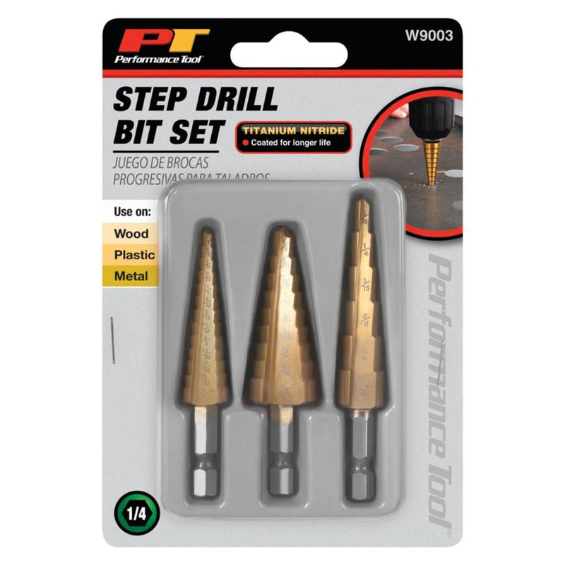 Load image into Gallery viewer, 3-Piece Step Drill Set