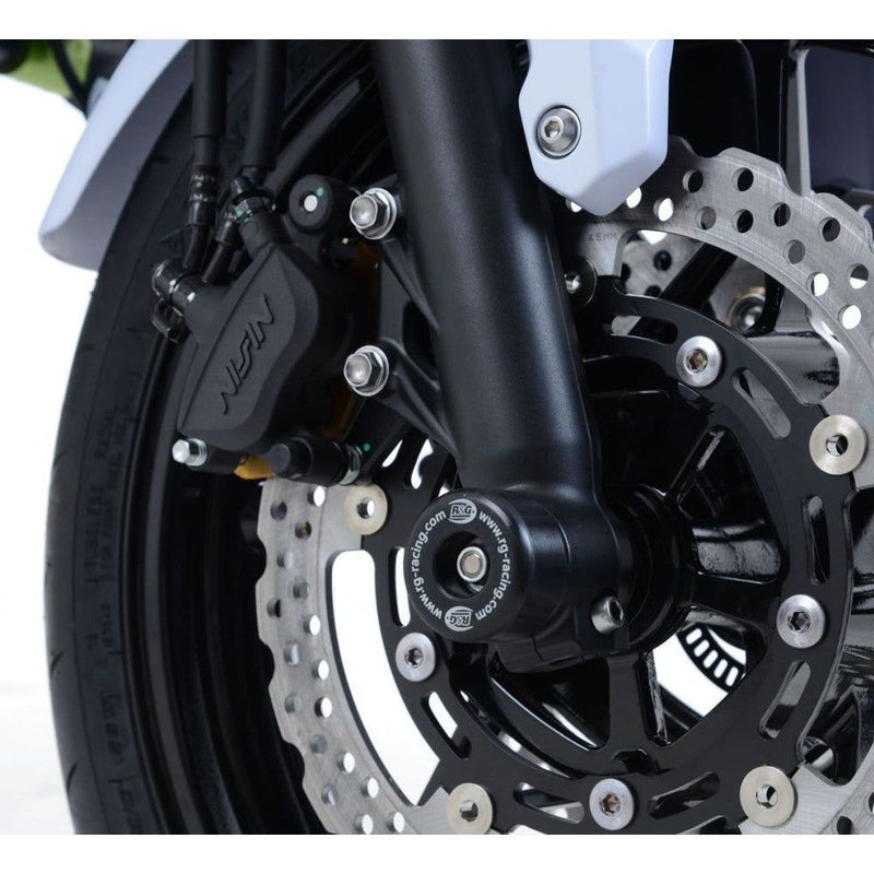 Load image into Gallery viewer, R&G Racing Black Fork Protectors For 2017-2024 Kawasaki Ninja 650 EX650