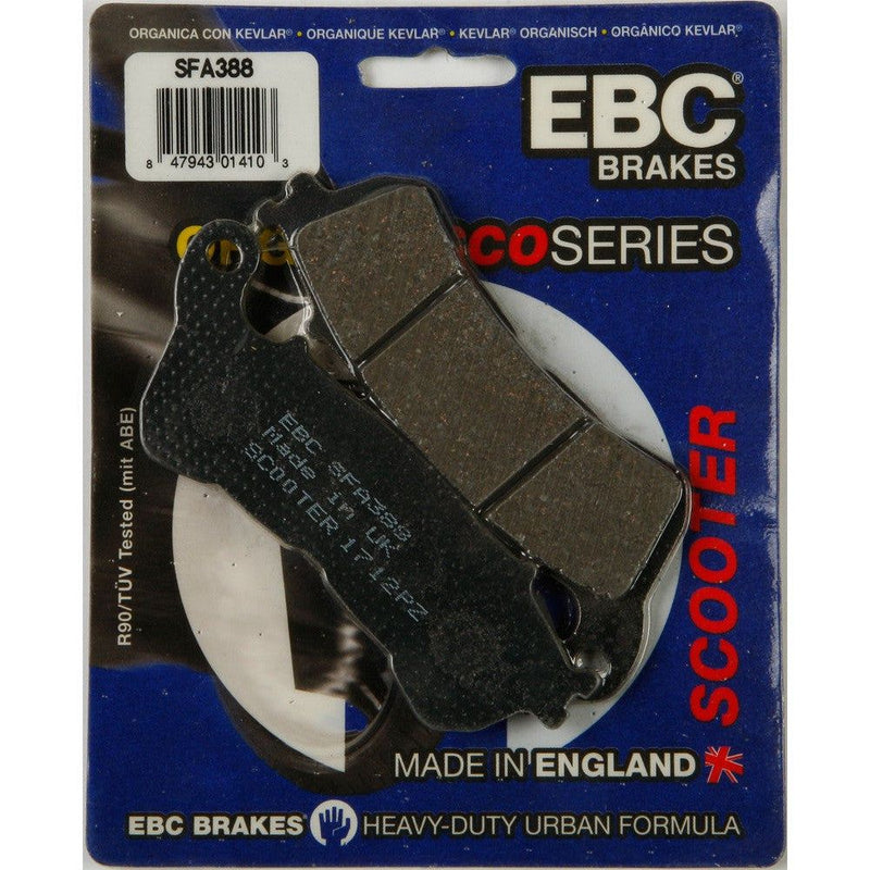 Load image into Gallery viewer, EBC 1 Pair Premium SFA Organic OE Replacement Brake Pads MPN SFA388