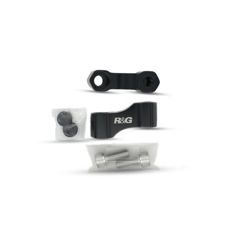 Load image into Gallery viewer, R&G Racing Black Mirror Widener Arms For 2018-2024 BMW F700GS