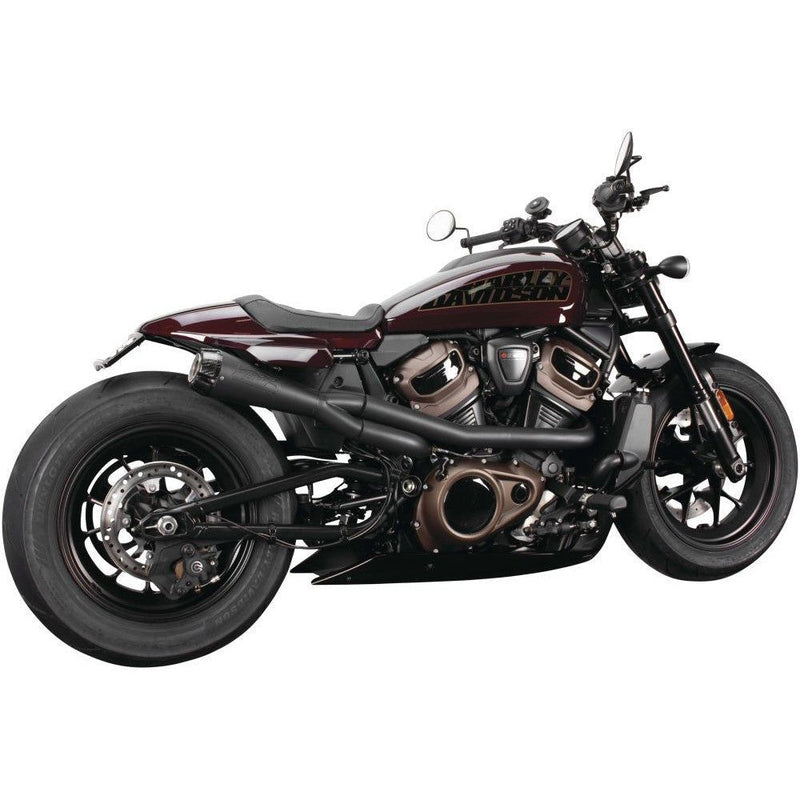 Load image into Gallery viewer, Two Brothers Racing 2-Into-1 Comp-S Exhaust Black For Harley-Davidson Sportster S 2021-2022