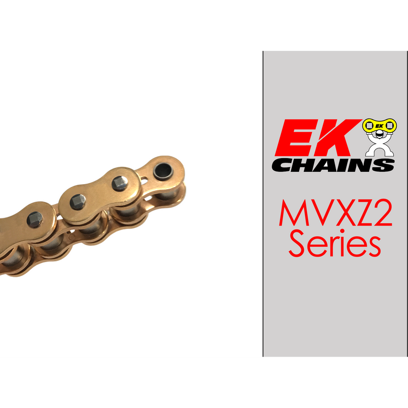 Load image into Gallery viewer, EK 530-MVXZ2 Motorcycle Drive Chain (Specify Links and Color) Rivet Master Link