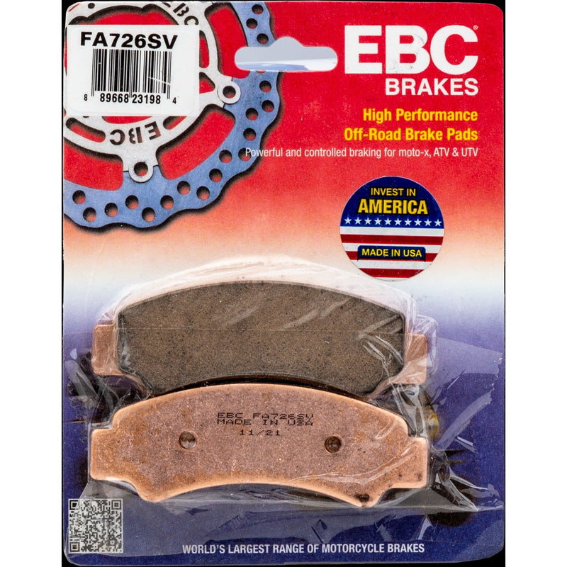 Load image into Gallery viewer, EBC 1 Pair SV Series Severe Duty Brake Pads MPN FA726SV