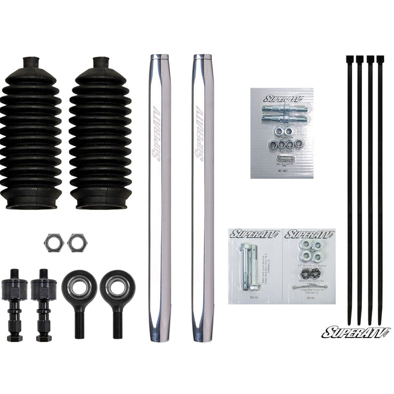 Load image into Gallery viewer, SuperATV Polaris RZR XP 2016 Turbo Billet Aluminum Hex Tie Rod Kit TRRA-P-RZR1K-B