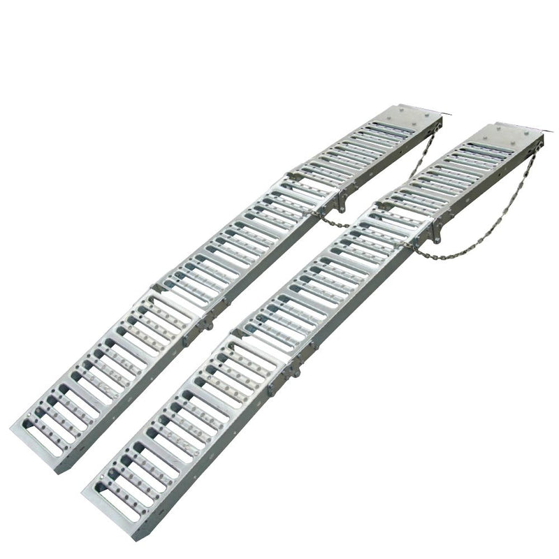 Load image into Gallery viewer, Loading Ramps - 6 Foot Steel, Tri-Folding, Arched, 1000 lbs. Capacity - Pair