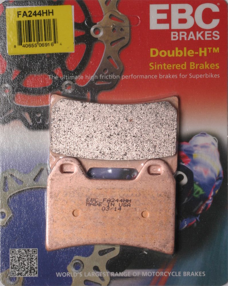 Load image into Gallery viewer, EBC 1 Pair Sintered HH Race Formula Brake Pads MPN FA244HH