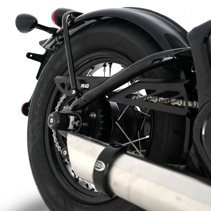 Load image into Gallery viewer, R&G Racing Stainless Steel Chain Guard For 2017-2024 Triumph Bonneville Bobber