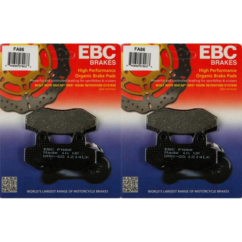 Load image into Gallery viewer, EBC Brake Pad Front Kit FA86 for Hyosung MS3-125 2006-2007