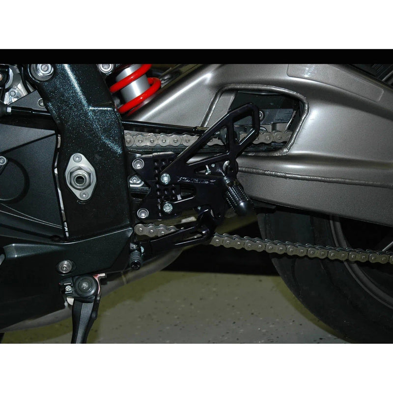 Load image into Gallery viewer, Vortex Racing Adjustable Rear Set Black - RS188K