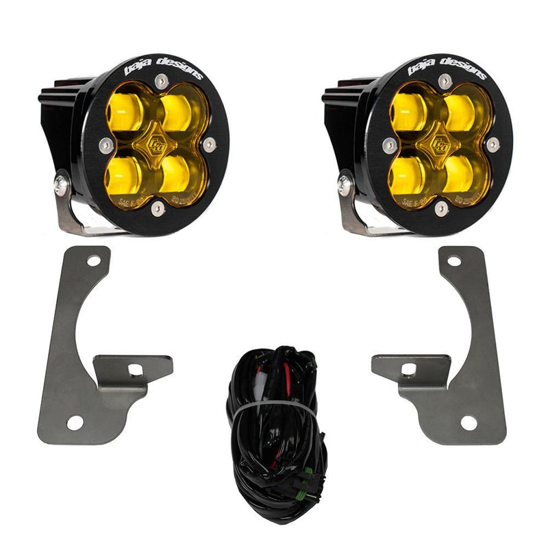 Load image into Gallery viewer, Baja Designs Fog Pocket Light Kit Squadron-R Series SAE Pattern Baja Amber Lens 587525