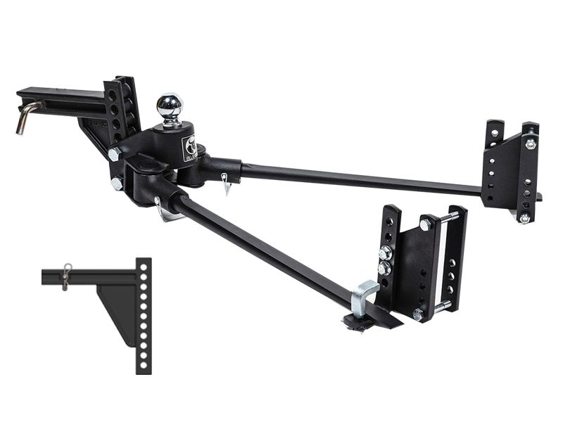 Load image into Gallery viewer, Blue Ox TrackPro Weight Distribution with 11 Hole Shank - 6,000 lb. Tow Capacity, 600 lb. Tongue Weight, 2-5/16" Ball