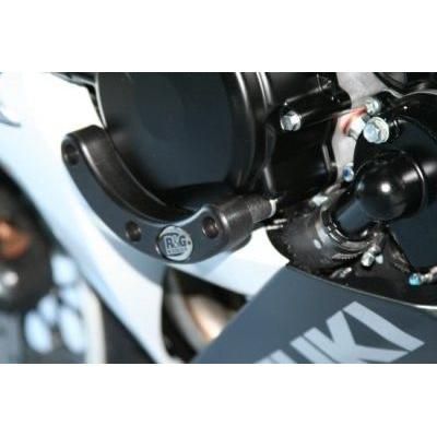 Load image into Gallery viewer, R&G Racing Black Engine Case Sliders LHS ECS0026BK