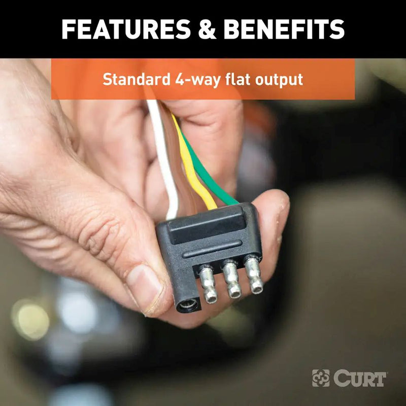 Load image into Gallery viewer, T-Connector 4-Way Flat Vehicle to Trailer Harness fits Select Ford Escape - OEM Tow Package Required