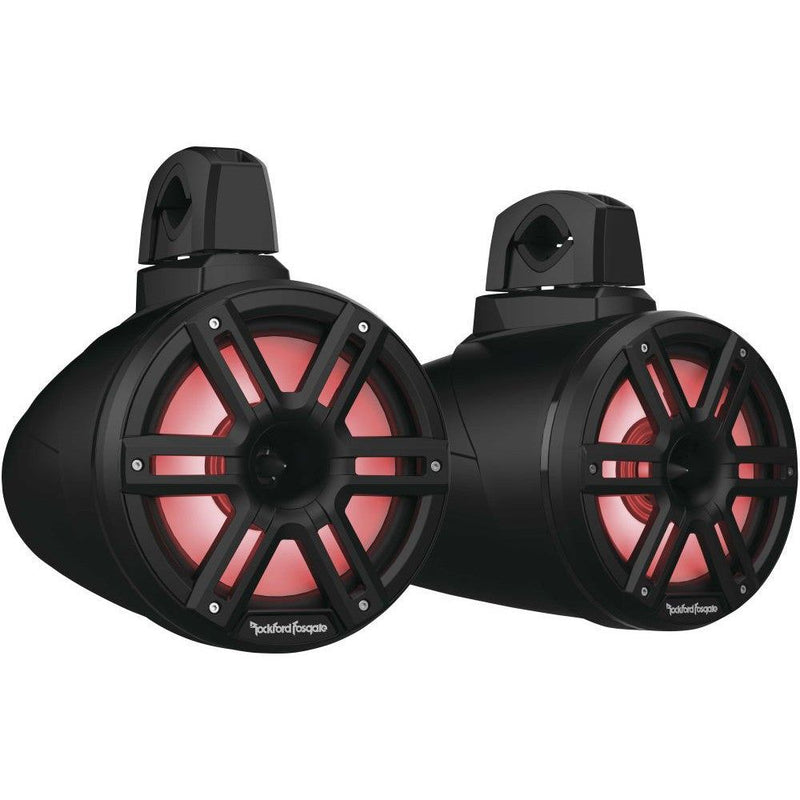 Load image into Gallery viewer, Rockford Fosgate Element Ready 8" Moto Can Speakers Black M2WL-8HB
