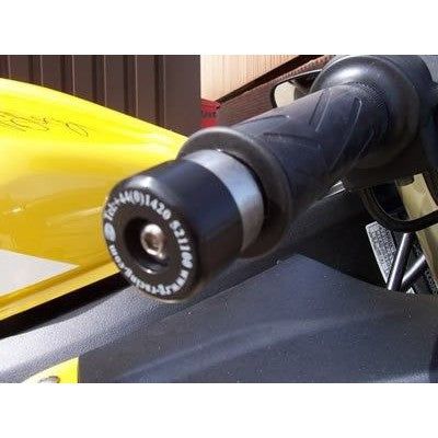Load image into Gallery viewer, R&G Racing Black Bar End Sliders For 1999-2005 Yamaha YZF R6 BE0005BK