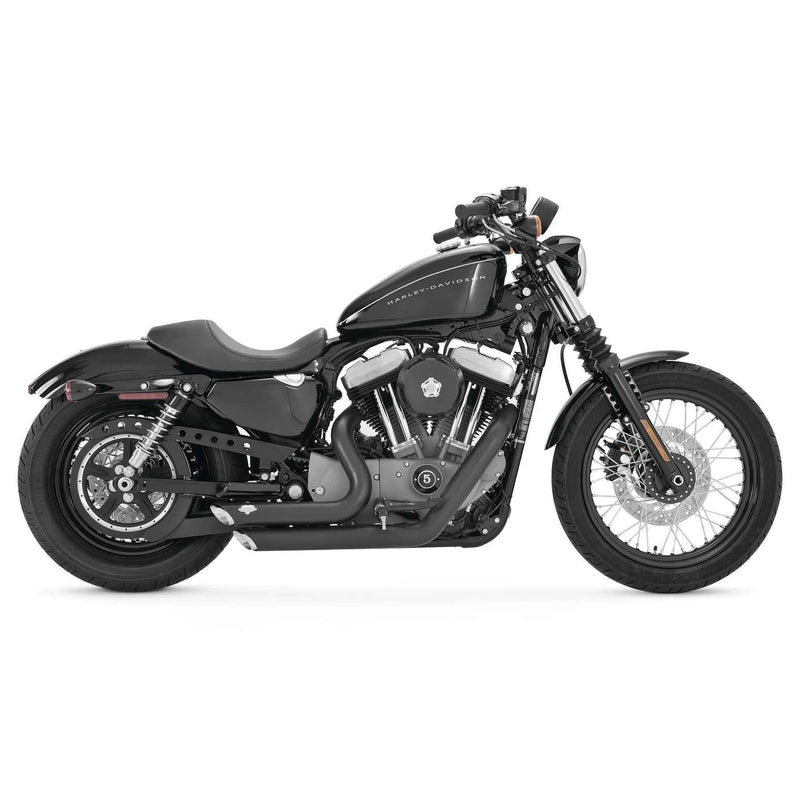 Load image into Gallery viewer, Vance & Hines 47219 Shortshots Staggered Exhaust System Black